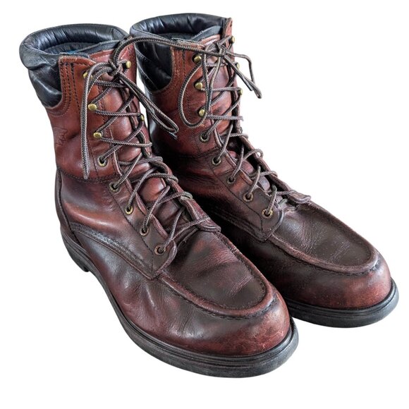 Red Wing Vintage Cherry Brown Leather Lace Up Men\'s Work Boots - Size 10.5 main image 12